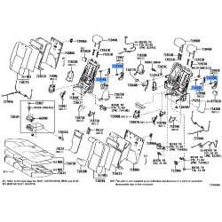 Toyota CLIP (FOR BACK DOOR TRIM) - 67771-26230-E0