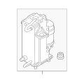 A/C Condenser with Drier for BMW G30 530e 2018-2021 530i 540i 2017-2021 530i xDrive G11 G12 G14 G15 G16 (B46, B48X, B58)