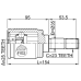 rear inner cv joint 25x35x23