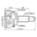 outer cv joint 33x58.2x27