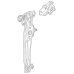 GENERAL MOTORS 84043806 Rear Driver Side Power Window Regulator and Motor Assembly