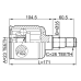 inner cv joint left 23x35x28