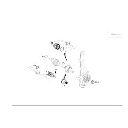 Axle Joint - Mercedes-Benz ML350 GLE43 AMG GL350 GL450