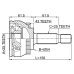 outer cv joint 25x54x25