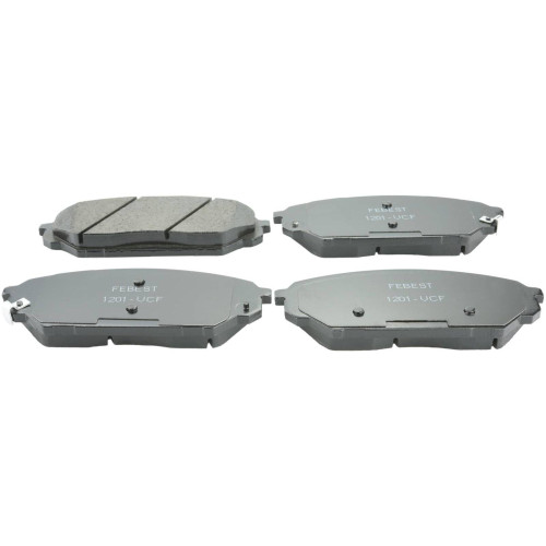 pad kit, disc brake, front (with anti squeal shim)