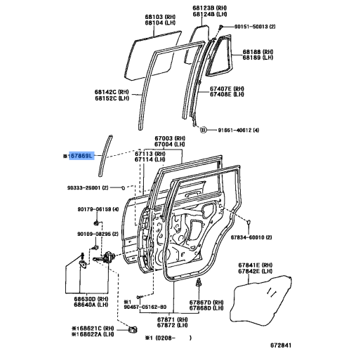 Garnish(L),Rear Door