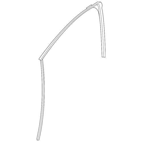 Glass Run Rubber-Front Do