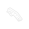 Front Driver Side Left Inner Bumper Cover Mount - BMW E70 X5