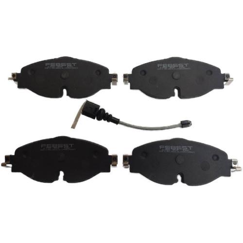 pad kit, disc brake, front (with wear sensor)