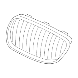 BMW Kidney Grille O/S Drivers Side F22 F23 2 SERIES 51137295522