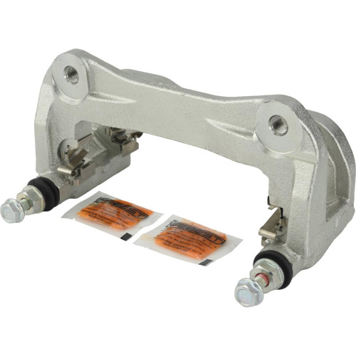 front left brake caliper bracket carrier (with slide pins)