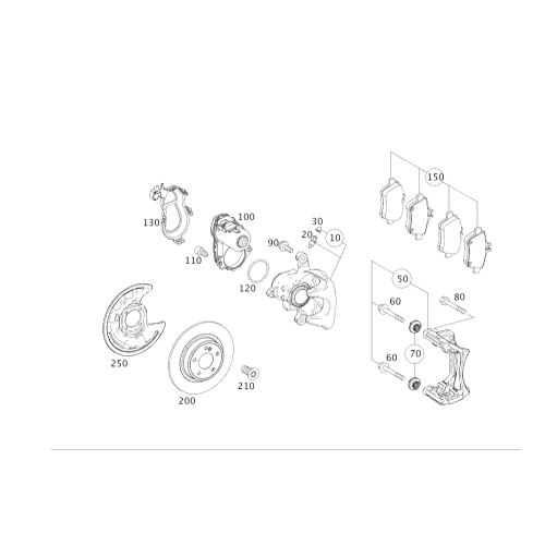 Brake Disc Rear Db W117,W176 + Infinity