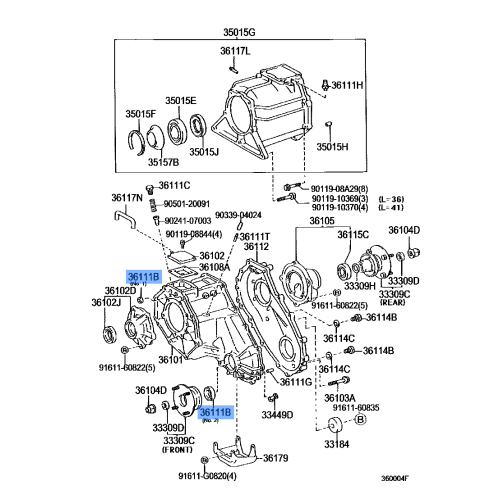 Seal,Oil  For Transfer Case  To