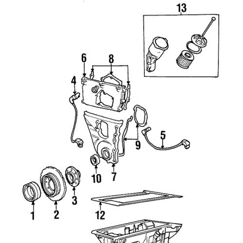 BMW Oil Filter for 1 3 5 Series X1 X3 Z4 Roadster E46 E81 E87 E90 E60