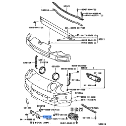 TOYOTA 52114-78010 Bracket, Front Bumper Extension Mounting