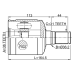 inner cv joint left 36x36.2x31