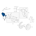 GENERAL MOTORS 13513581 Rear Parking Brake Actuator Kit with Seal and Bolts