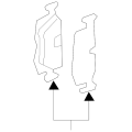 BMW Rear Brake Pad Set 34 21 6 794 879 For E70 E71 F15 F16 F85 F86 X5 X6