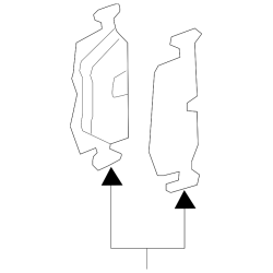 Brake Pad Set Rear Bmw E70,E71,X5,X6/8Cyl