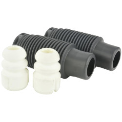 Boot with jounce bumper front shock absorber kit