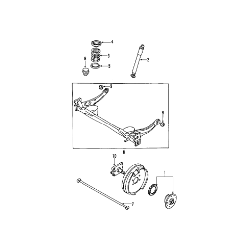 Mazda Rear Control Arm Bushing LC62-28-460C