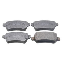 pad kit, disc brake, rear - kit (including bolts, with anti-rattle spring)