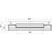 drive shaft oil seal 32.1x59.4x9.2x15.7