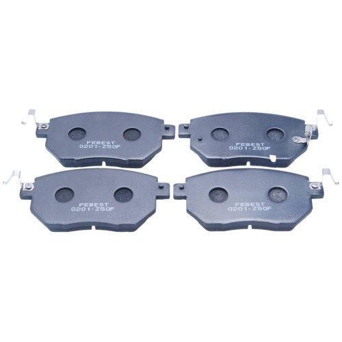 pad kit, disc brake, front (with anti-rattle spring)