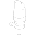 GENERAL MOTORS 23353390 Windshield Washer Pump