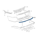 GENERAL MOTORS 84371054 Rear Bumper Fascia Molding