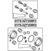 rear caliper slide pin kit (set for one side)