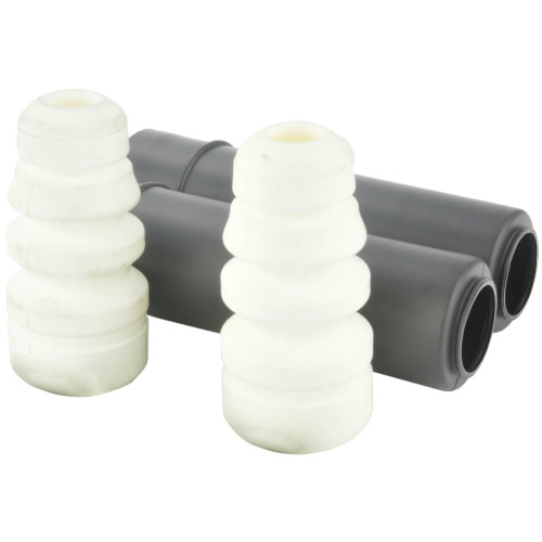 Boot with jounce bumper rear shock absorber kit