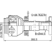 inner cv joint right 30x44.5x26