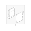 Pad Sub Set,Rr Calip