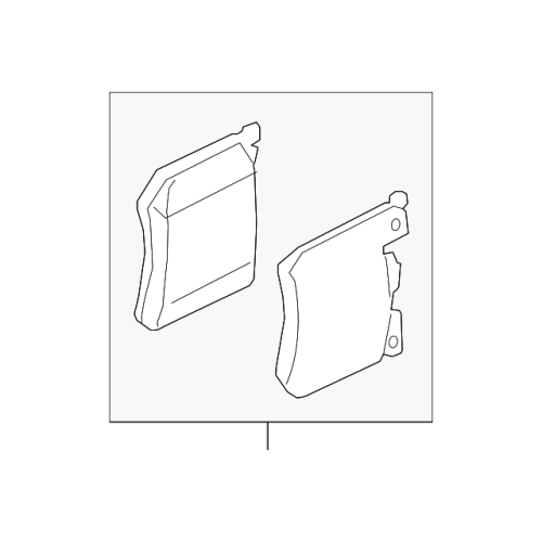 Pad Sub Set,Rr Calip