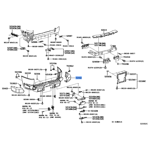 Extension Assy, Bumper