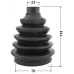 boot outer cv joint kit pvc 78x114x23