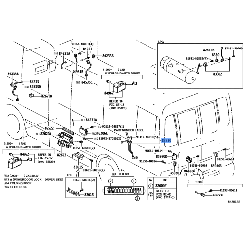 TOYOTA GENUINE GAGE ASSY FUEL SENDER LEVEL UNIT SENSOR 83320-80276