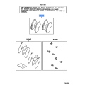 Pad Sub Set,Rr Calip