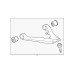 GENERAL MOTORS 85662941 Lower Control Arm