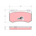 Pad Sub Set,Rr Calip