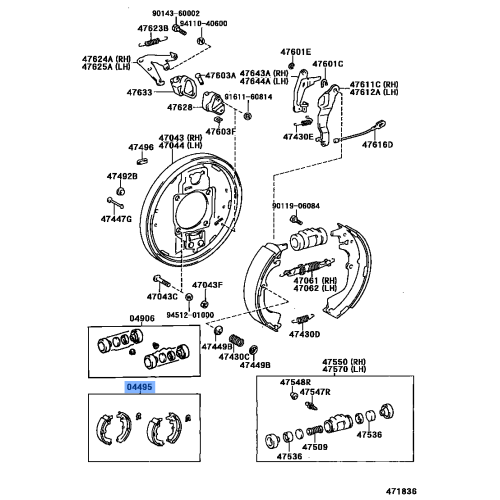 Shoe Brake Rr
