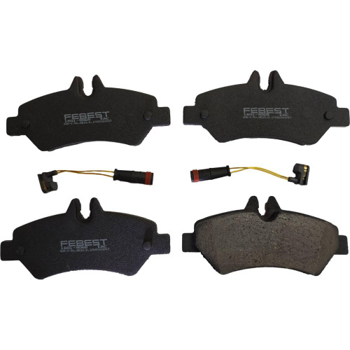 pad kit, disc brake, rear (with wear sensor)