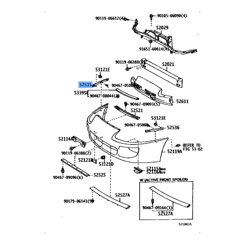 Bracket(L) F  Bumper
