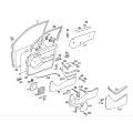 Door Panel Lock Knob Bushing Ring Grommet Bezel - Mercedes-Benz