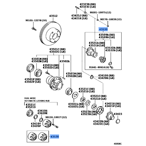 Hub Assy, Free