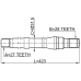axle half shaft right 27x423x28