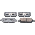 pad kit, disc brake, rear - kit (with anti-rattle spring)