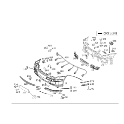 Mercedes-Benz C-Class W203 CLC Sportcoupe C203 CLK C209 Tweeter Pair