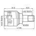 inner cv joint 21x45x25